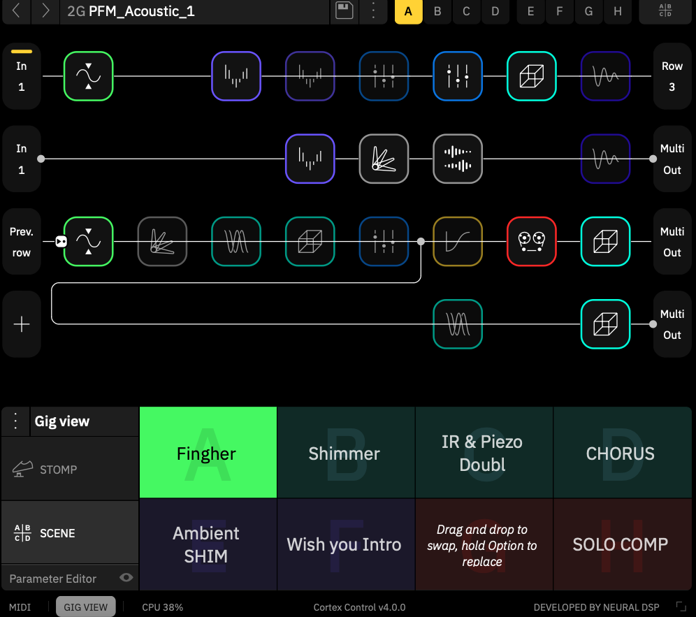 PFM Acoustic Preset for Quad Cortex - 2 IR's included