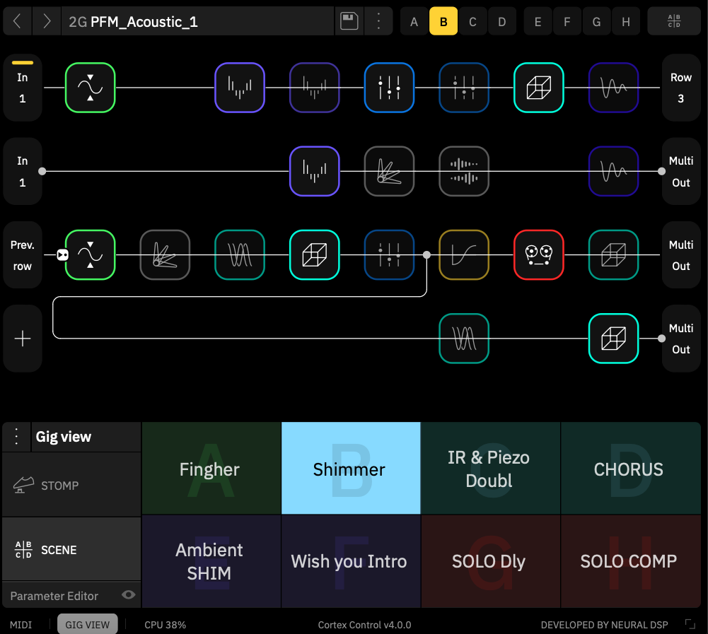 PFM Acoustic Preset for Quad Cortex - 2 IR's included