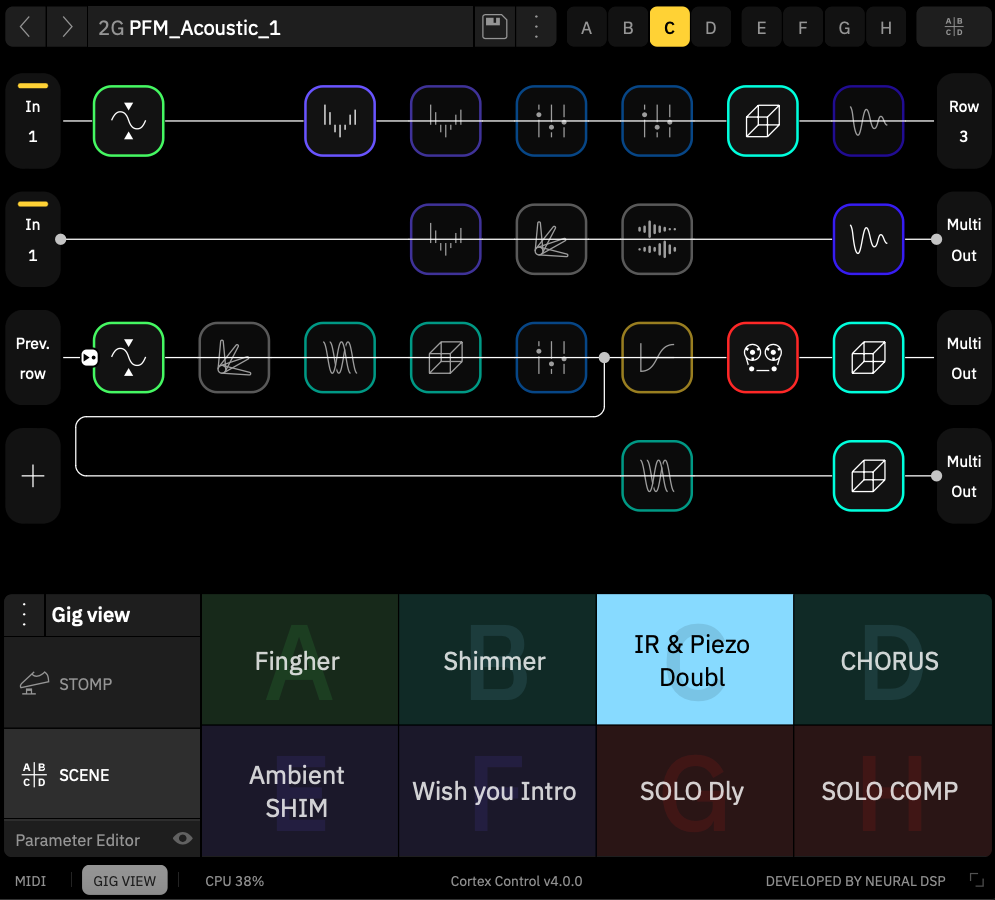 PFM Acoustic Preset for Quad Cortex - 2 IR's included