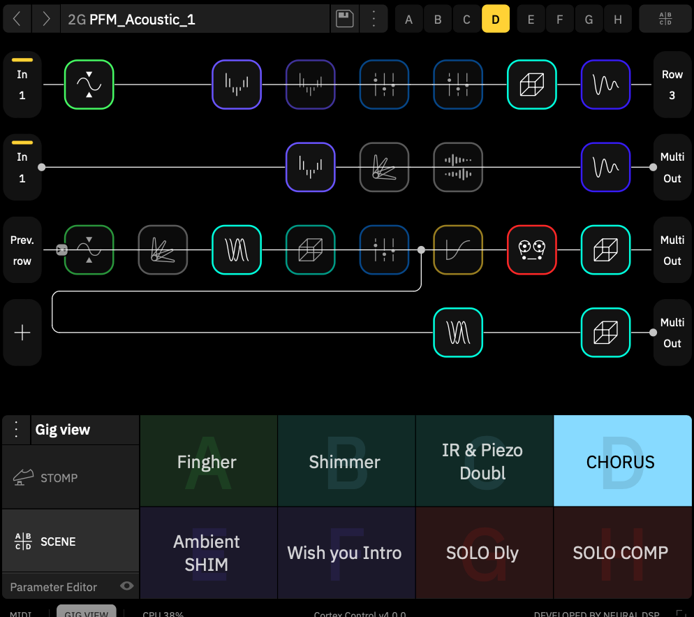 PFM Acoustic Preset for Quad Cortex - 2 IR's included