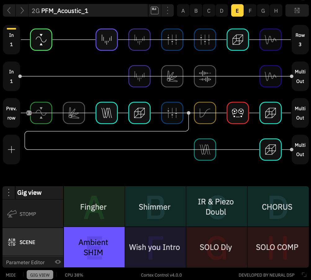 PFM Acoustic Preset for Quad Cortex - 2 IR's included