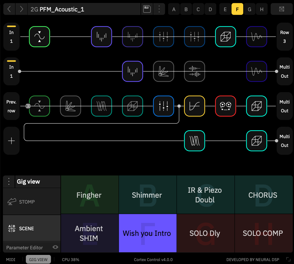 PFM Acoustic Preset for Quad Cortex - 2 IR's included