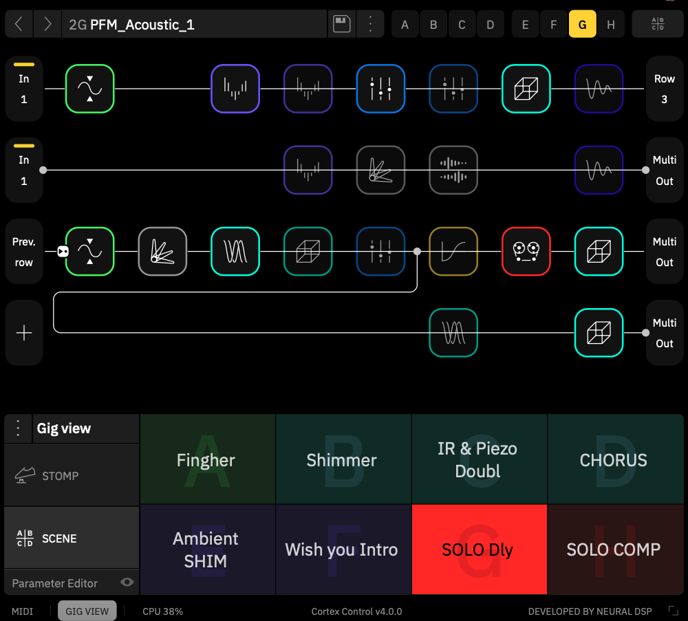 PFM Acoustic Preset for Quad Cortex - 2 IR's included