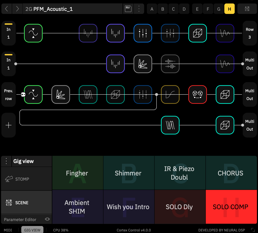 PFM Acoustic Preset for Quad Cortex - 2 IR's included