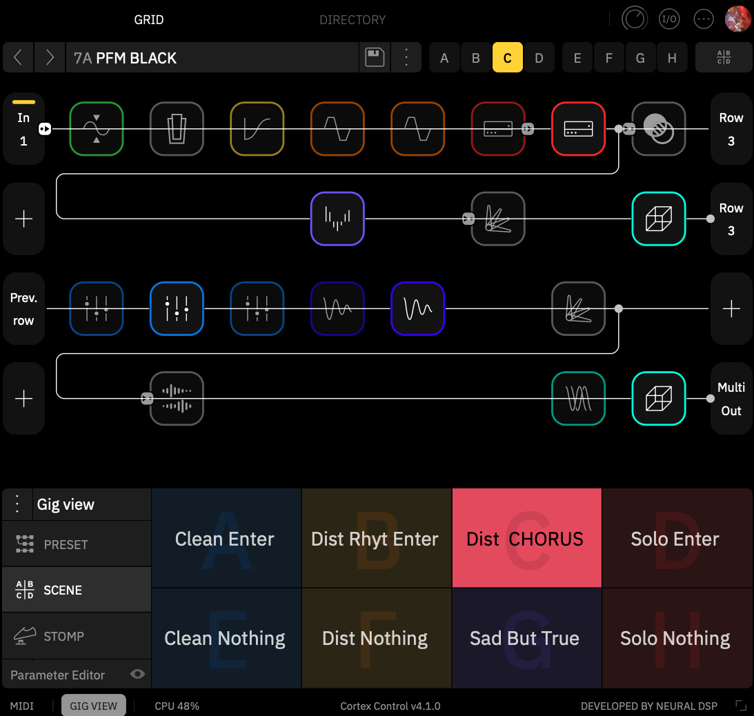 PFM BLACK – Quad Cortex Preset | Metallica Black Album Inspired | 8 Scenes + 1 Custom IRet