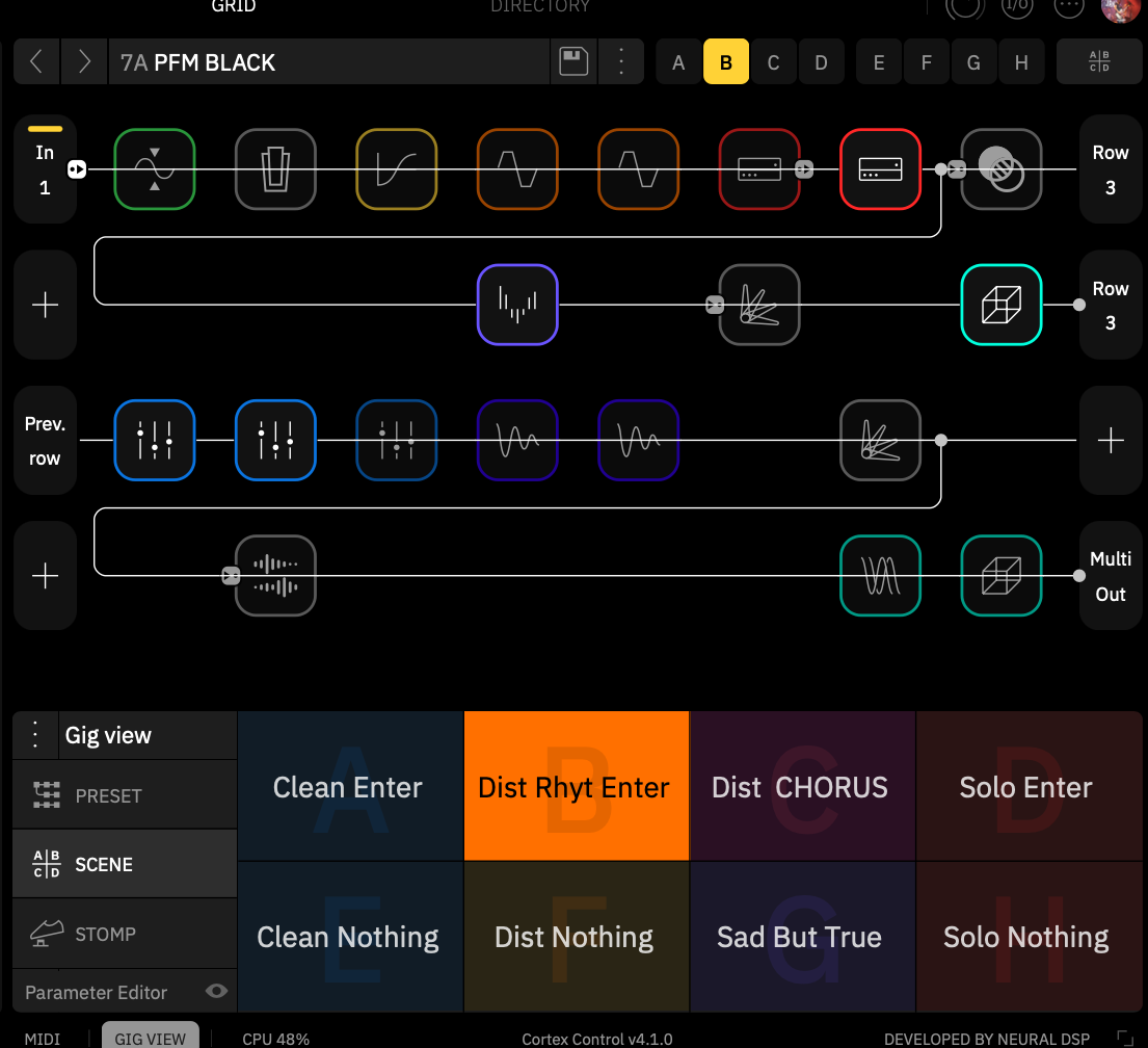 PFM BLACK – Quad Cortex Preset | Metallica Black Album Inspired | 8 Scenes + 1 Custom IRet