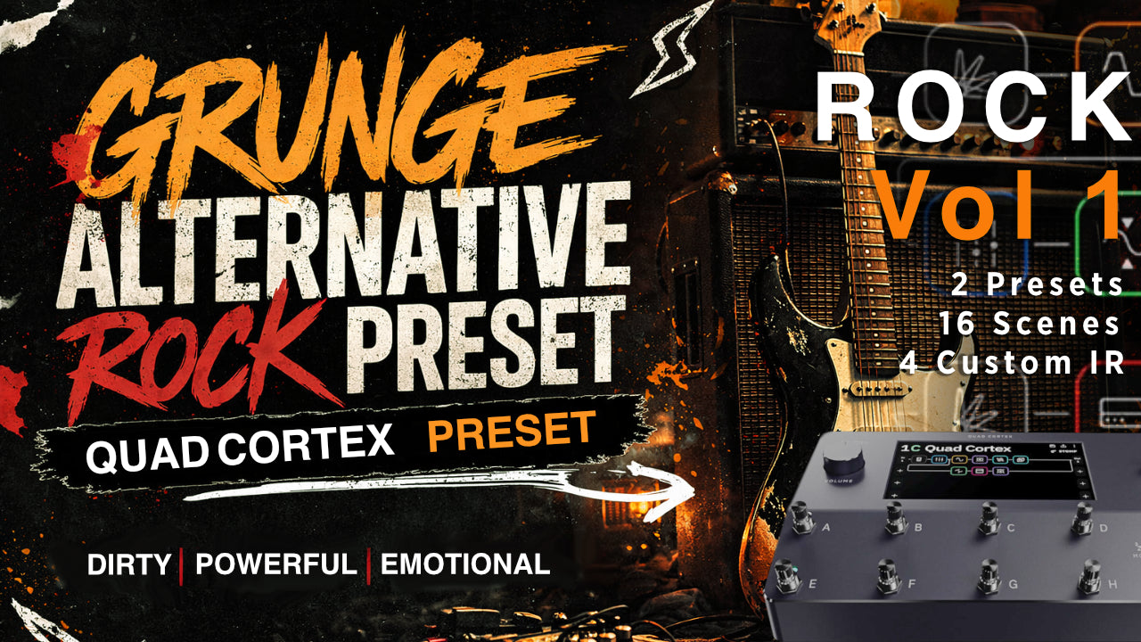 PFM_GRUNGE ALTERNATIVE ROCK Vol.1 - 2 Presets  4 Cab IR included