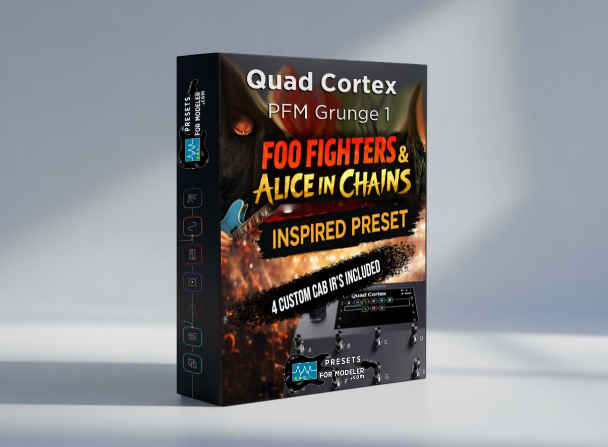 PFM_GRUNGE ALTERNATIVE ROCK Vol.1 - 2 Presets  4 Cab IR included