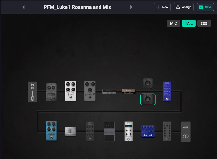 Luke Live Preset for Headrush Prime - Core - Flex Prime  2 Custom Cab IR Included