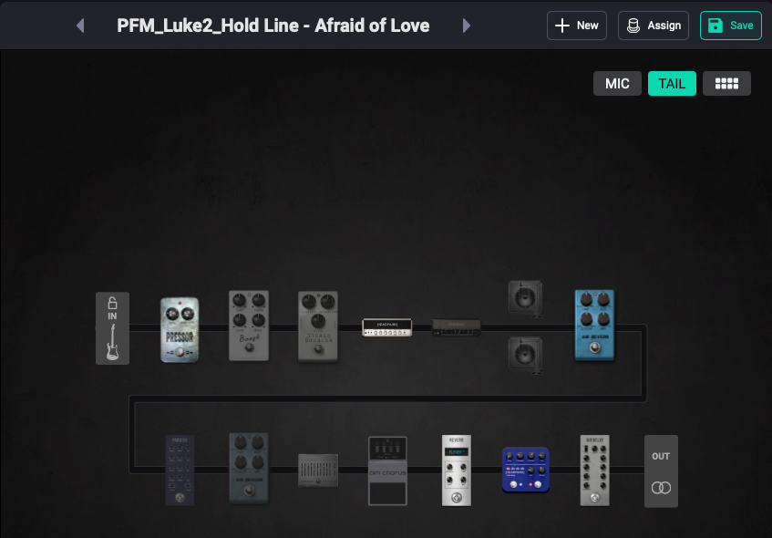 Luke Live Preset for Headrush Prime - Core - Flex Prime  2 Custom Cab IR Included