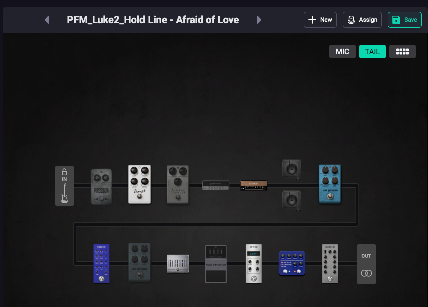 Luke Live Preset for Headrush Prime - Core - Flex Prime  2 Custom Cab IR Included