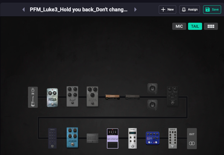 Luke Live Preset for Headrush Prime - Core - Flex Prime  2 Custom Cab IR Included