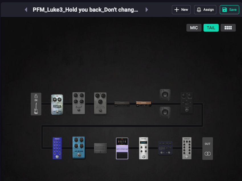 Luke Live Preset for Headrush Prime - Core - Flex Prime  2 Custom Cab IR Included