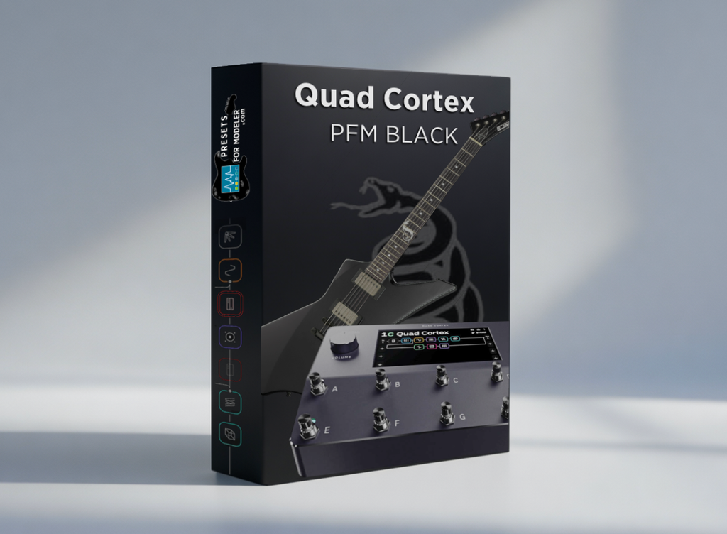 PFM BLACK – Quad Cortex Preset | Metallica Black Album Inspired | 8 Scenes + 1 Custom IRet