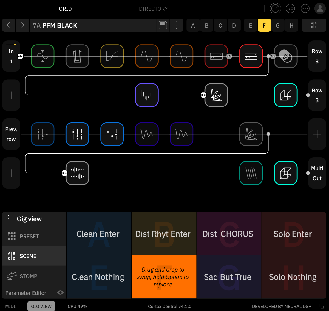 PFM BLACK – Quad Cortex Preset | Metallica Black Album Inspired | 8 Scenes + 1 Custom IRet