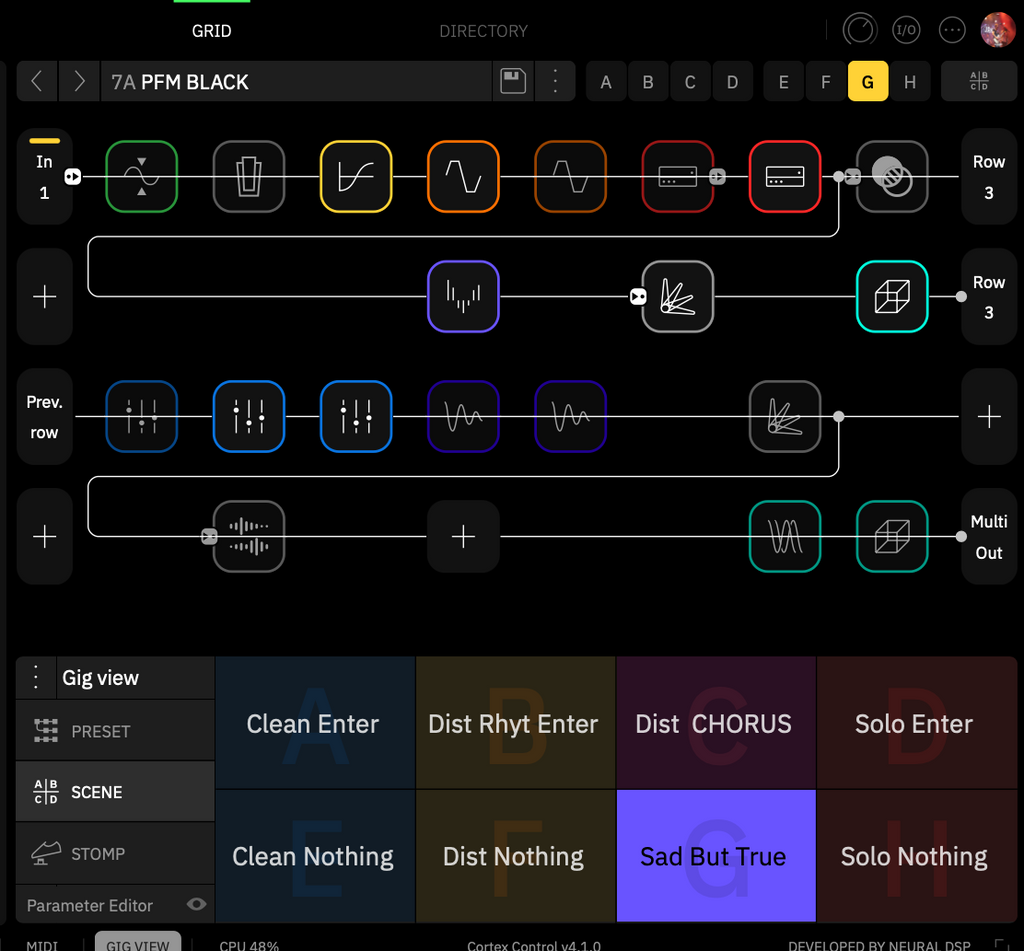 PFM BLACK – Quad Cortex Preset | Metallica Black Album Inspired | 8 Scenes + 1 Custom IRet