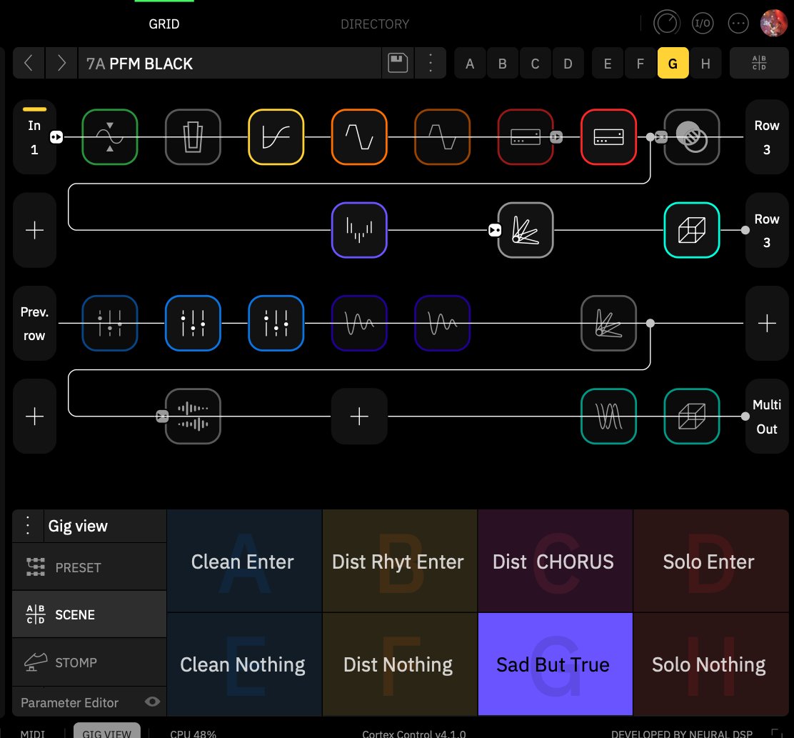 PFM BLACK – Quad Cortex Preset | Metallica Black Album Inspired | 8 Scenes + 1 Custom IRet